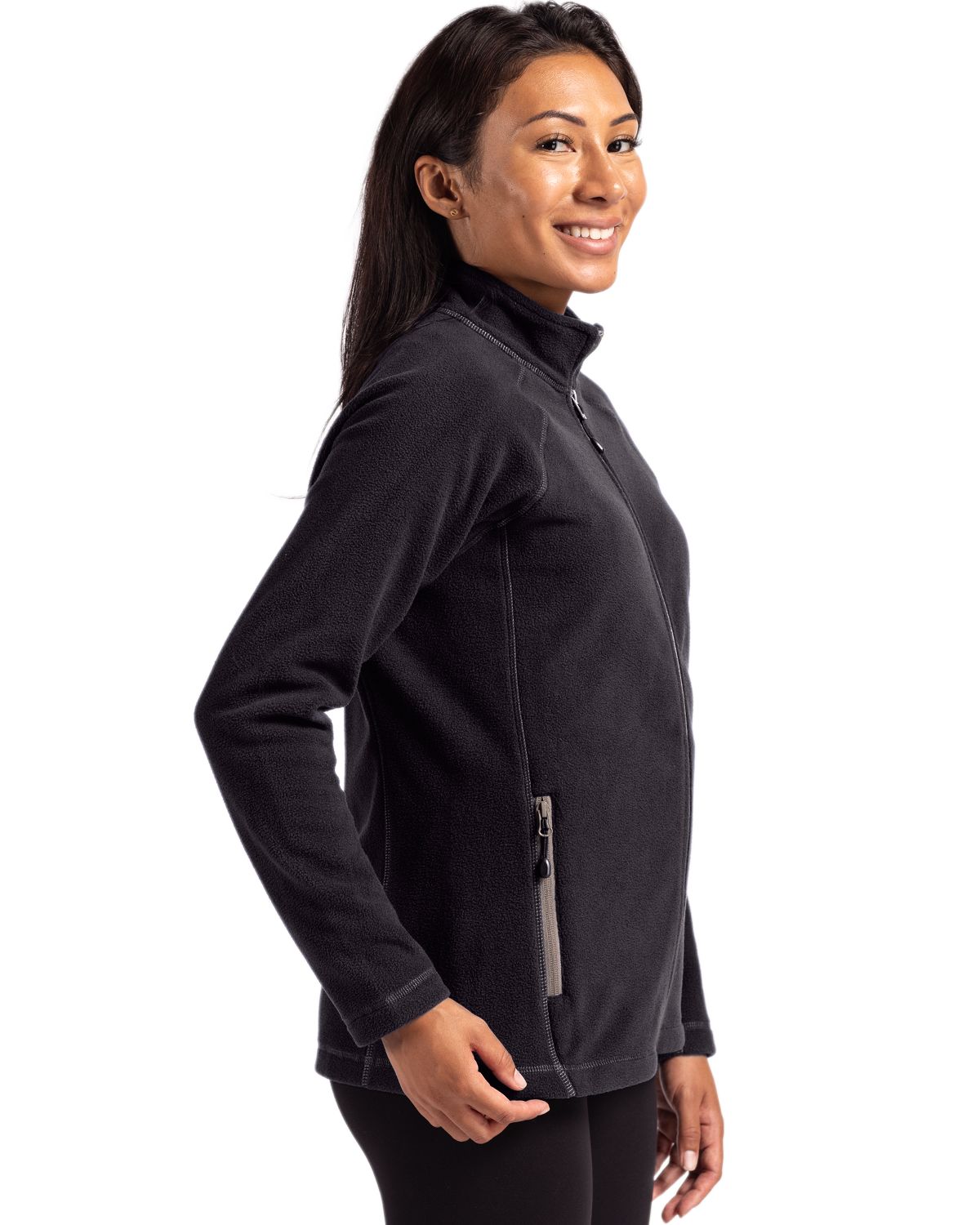 Powder Fleece Full Zip Womens Jacket