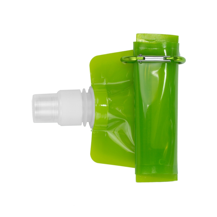 "Roll Up" 18 oz Foldable and Reusable Water Bottle with Matching Carabiner 35