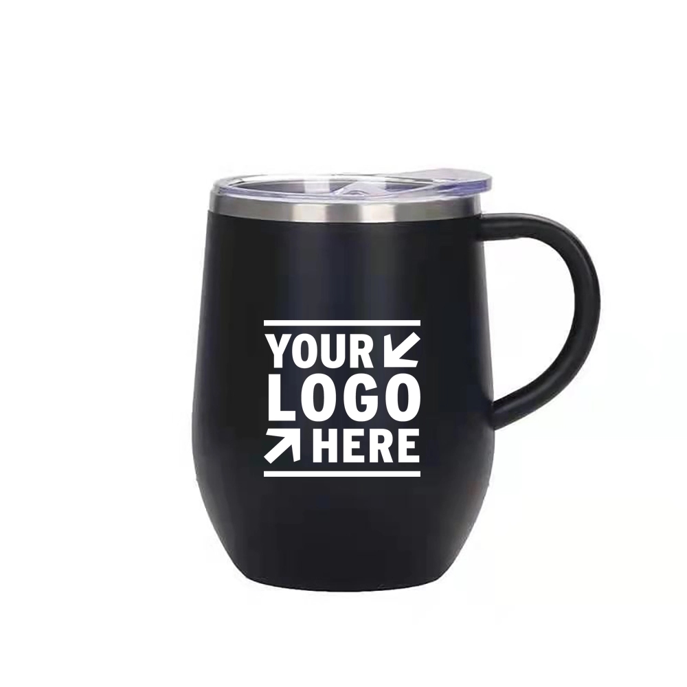 12Oz Stainless Steel Vacuum Insulated Wine Tumbler Handle 2