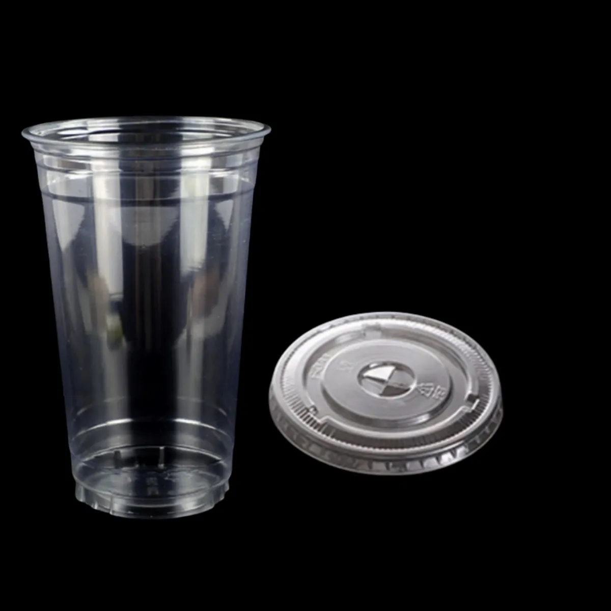 16 oz PET Cup with Strawless Sip Lid 13
