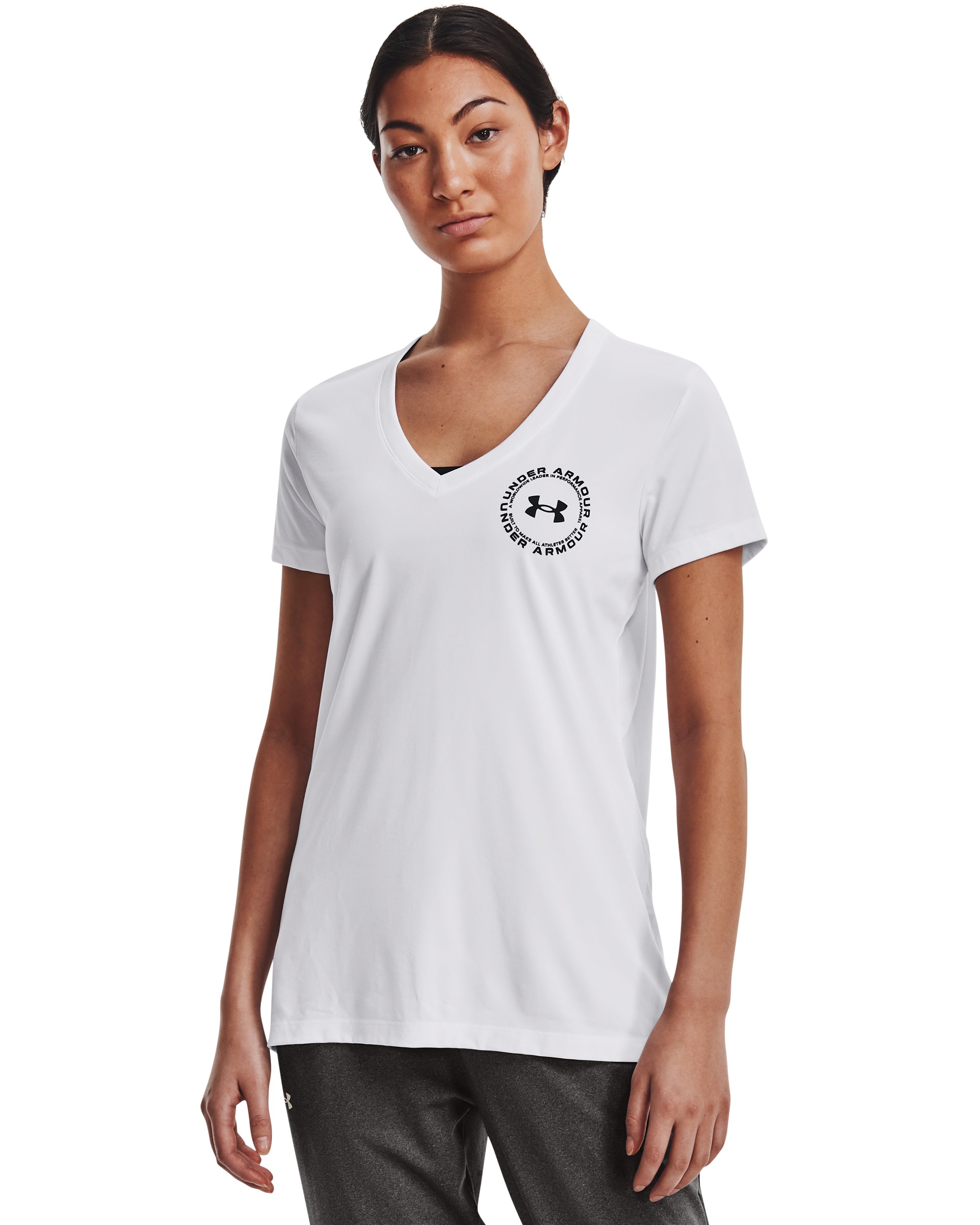 UA Tech Crest Women's Short Sleeve 2
