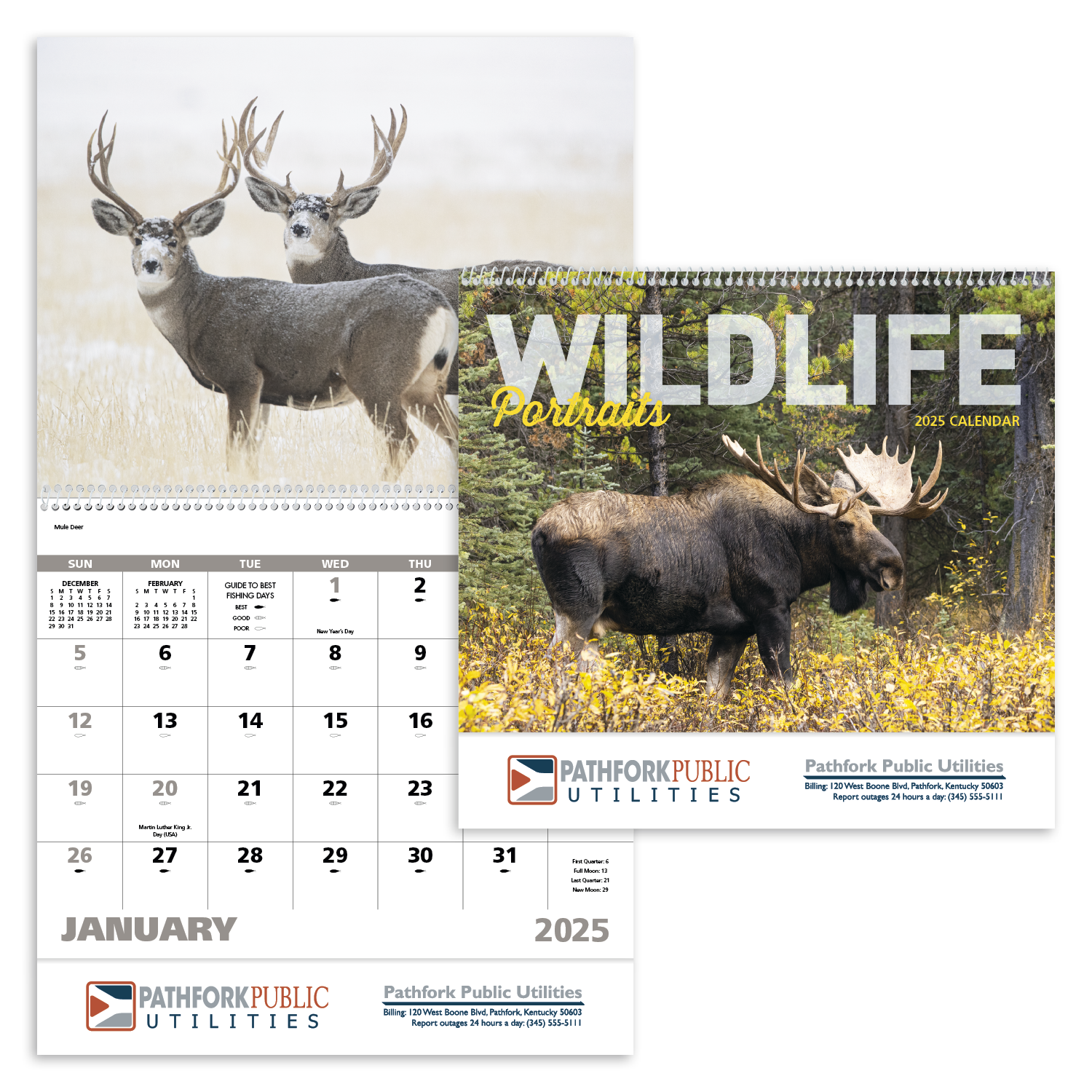Good Value™ Wildlife Portraits - Spiral Calendar 36