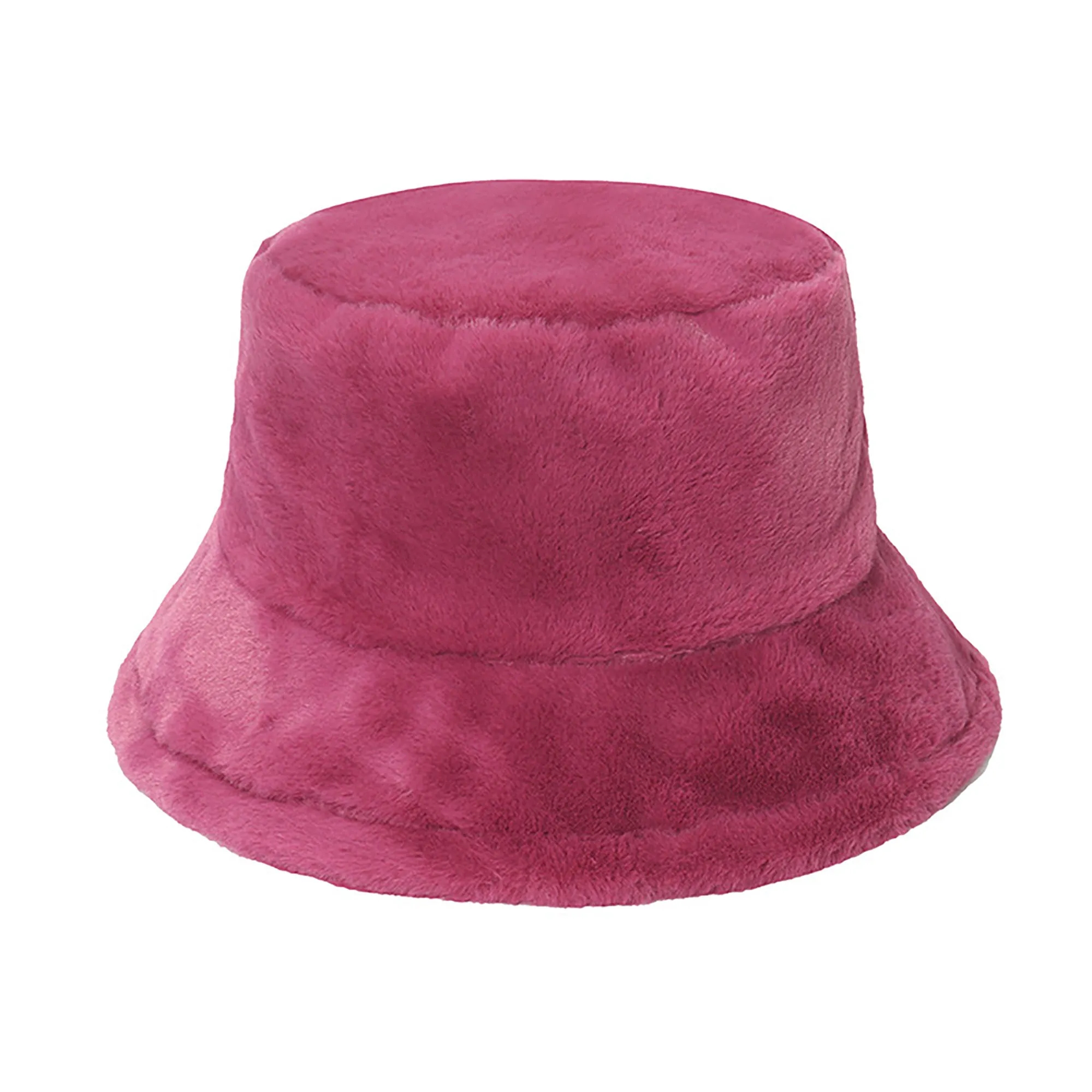 Faux Fur Bucket Hat Winter Warmer Fisherman Cap 5