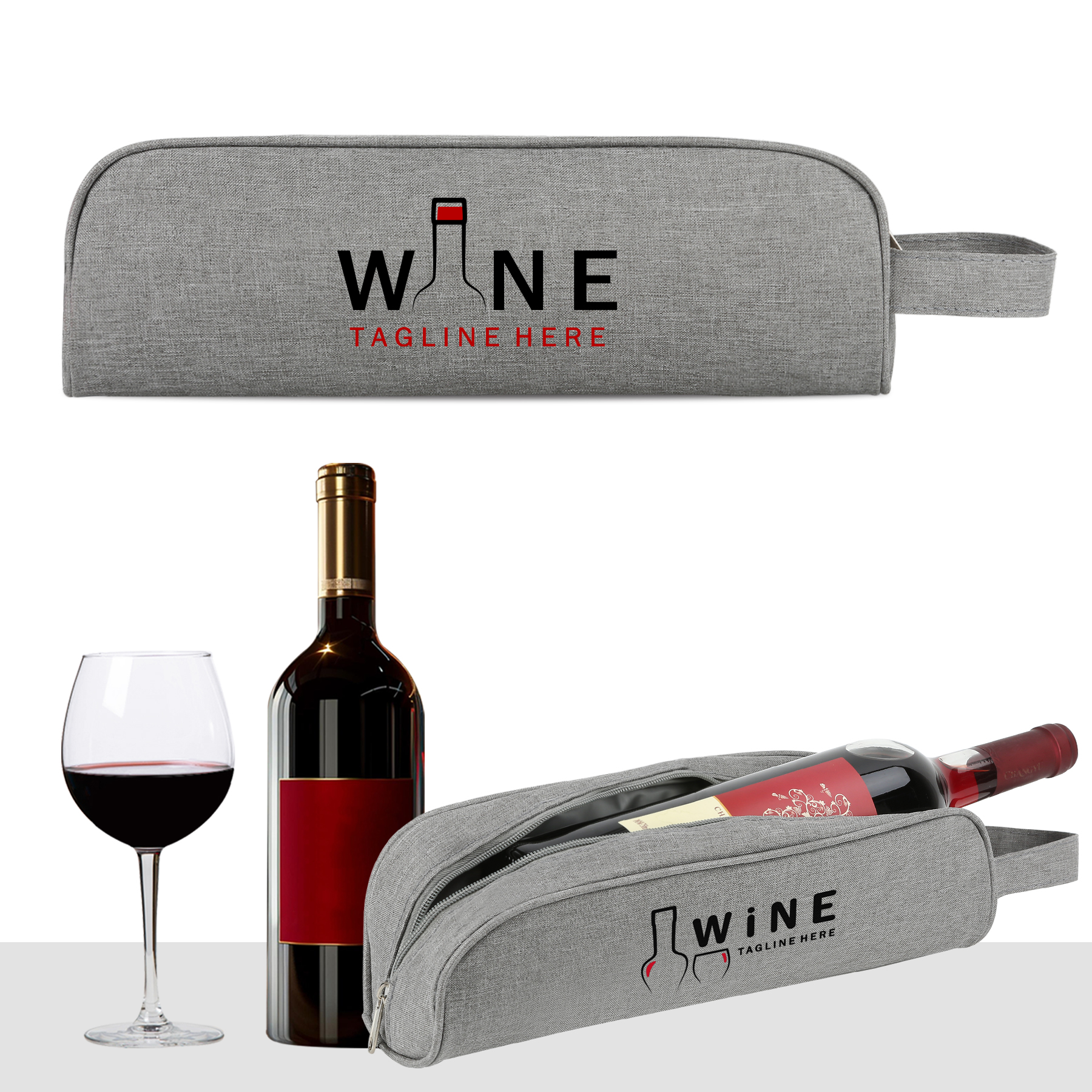 Single Bottle Wine Cooler Tote 3