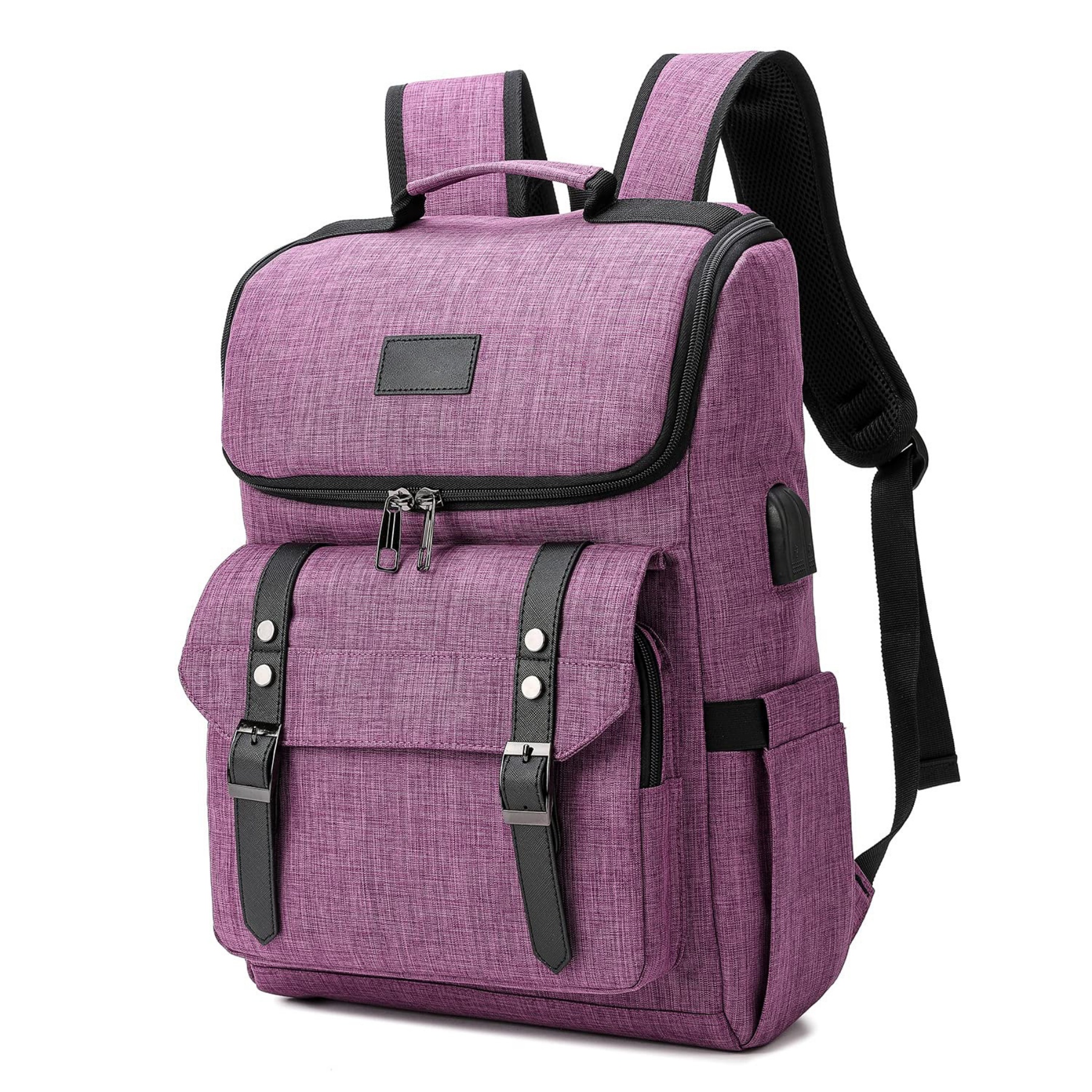 Charging Vintage Laptop Backpack 7