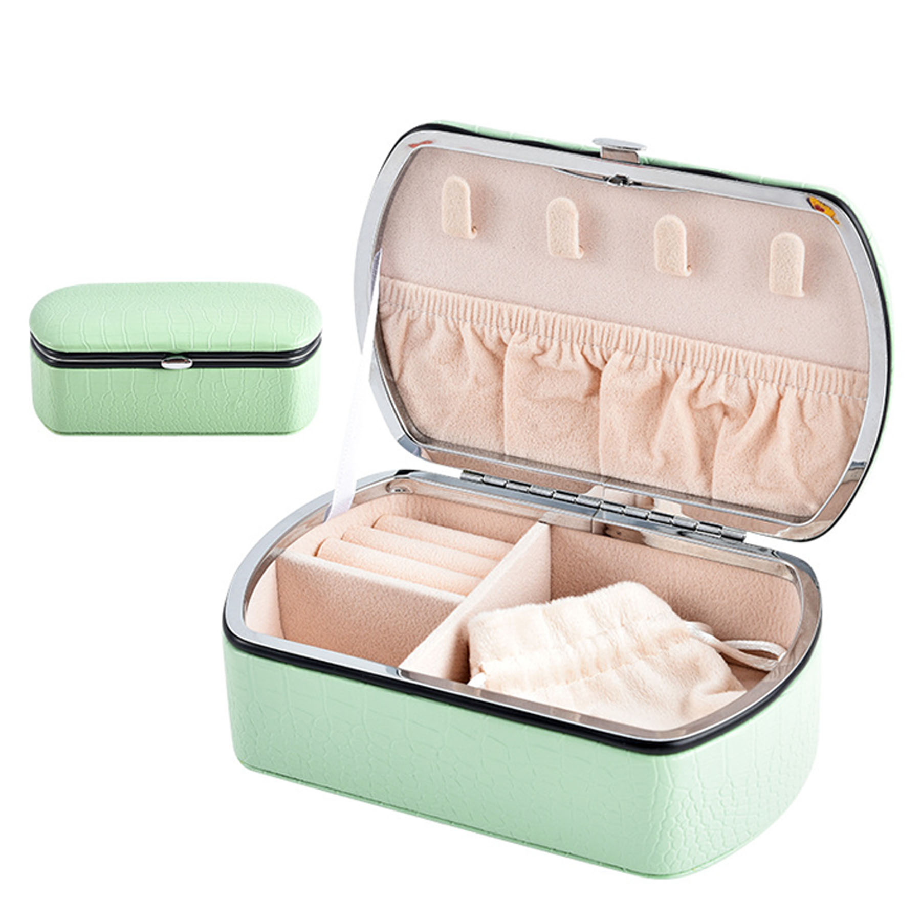 Crocodile Pattern Jewelry Storage Bo 6