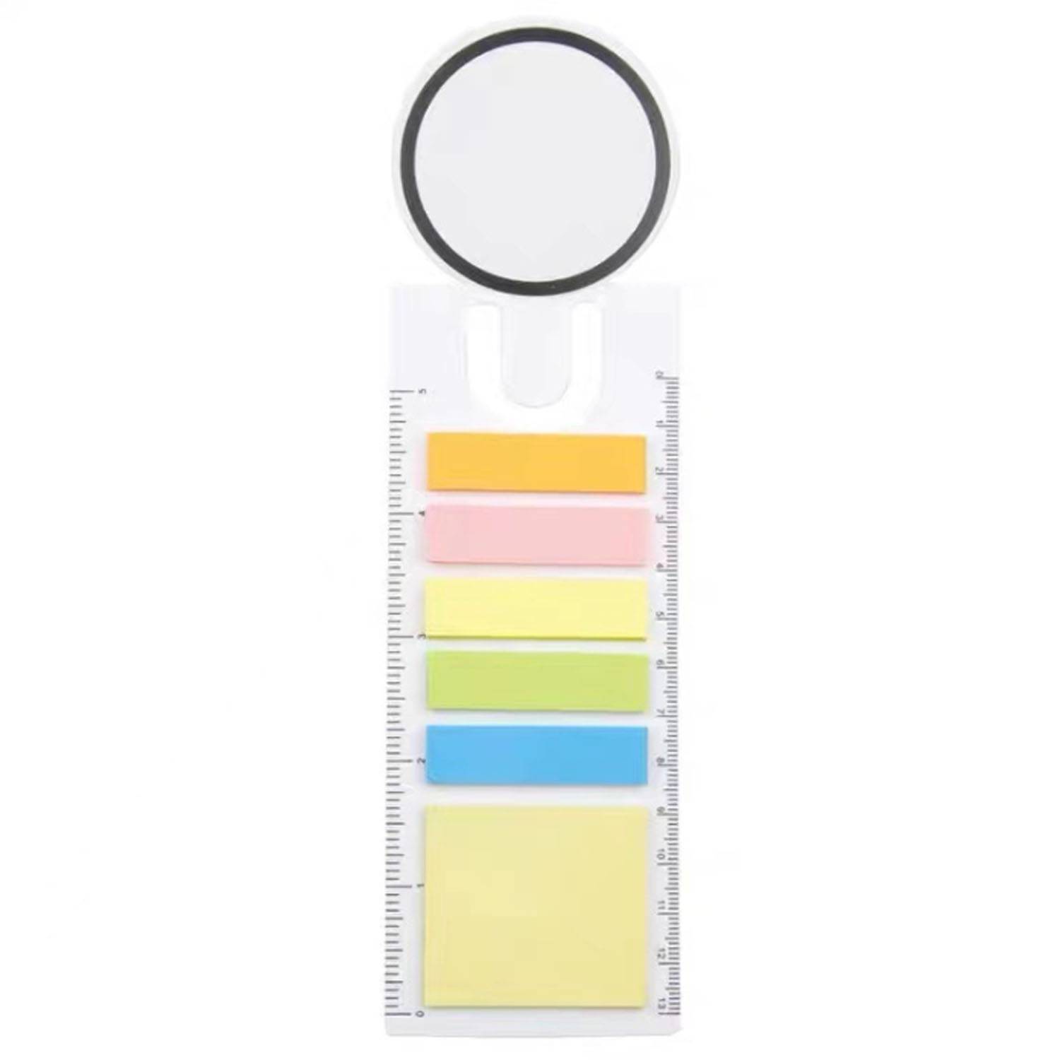 Eco Ruler Printed 5-color Sticky Notes 5