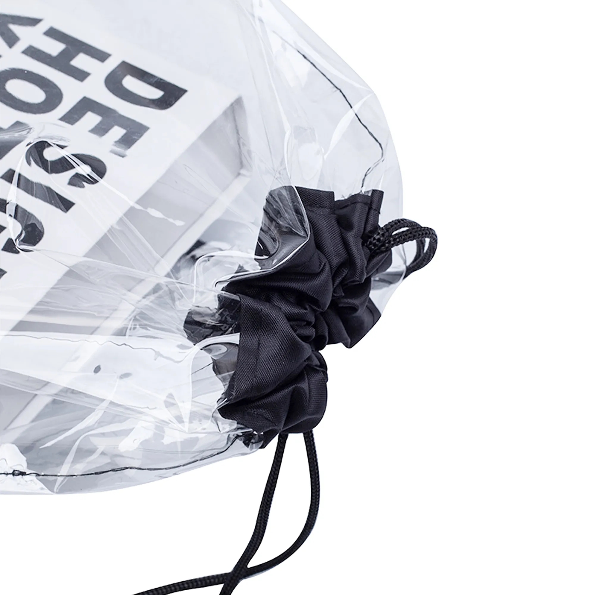 Clear Waterproof Bag Drawstring Backpack 4