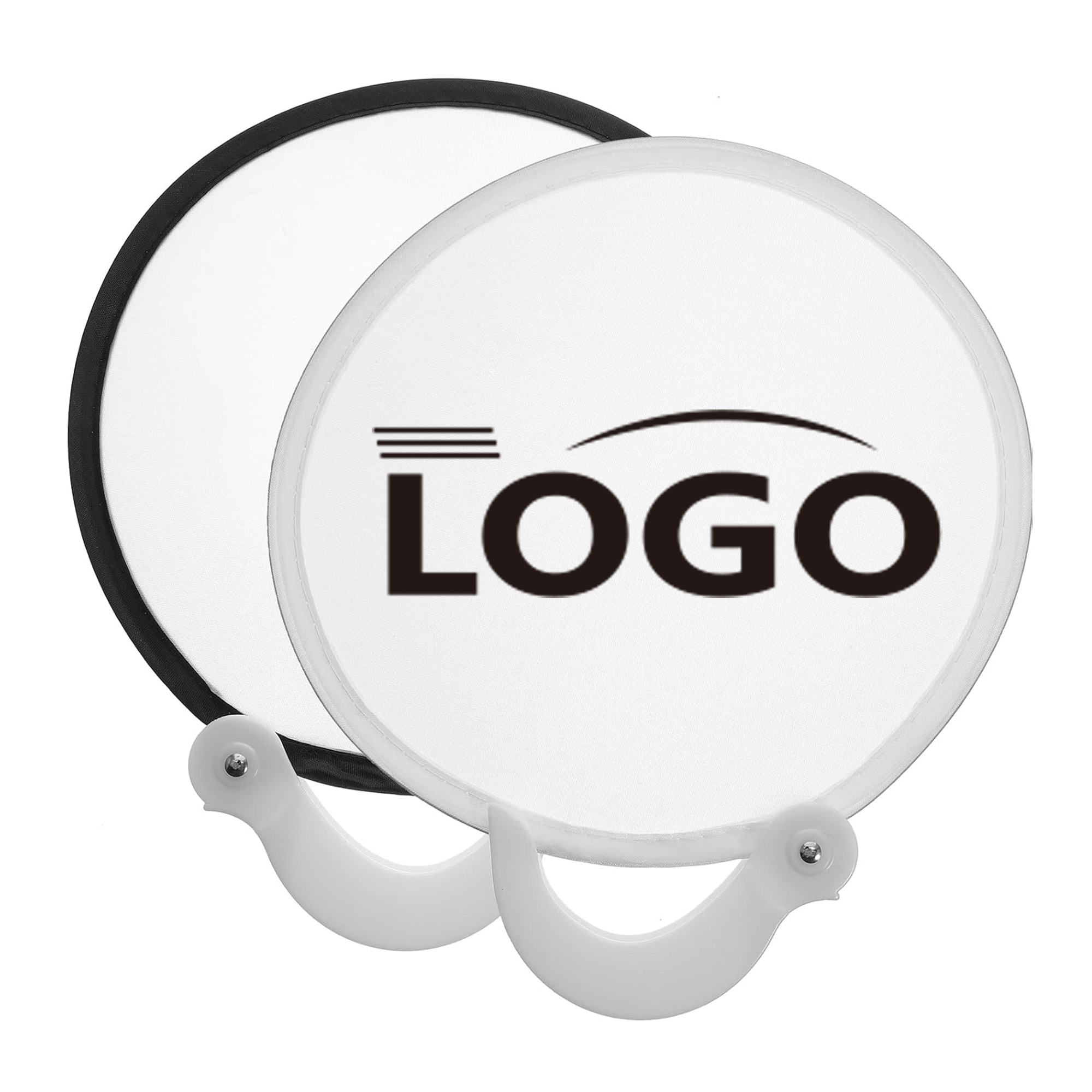 Foldable Flying Discs Fan With Handle 2