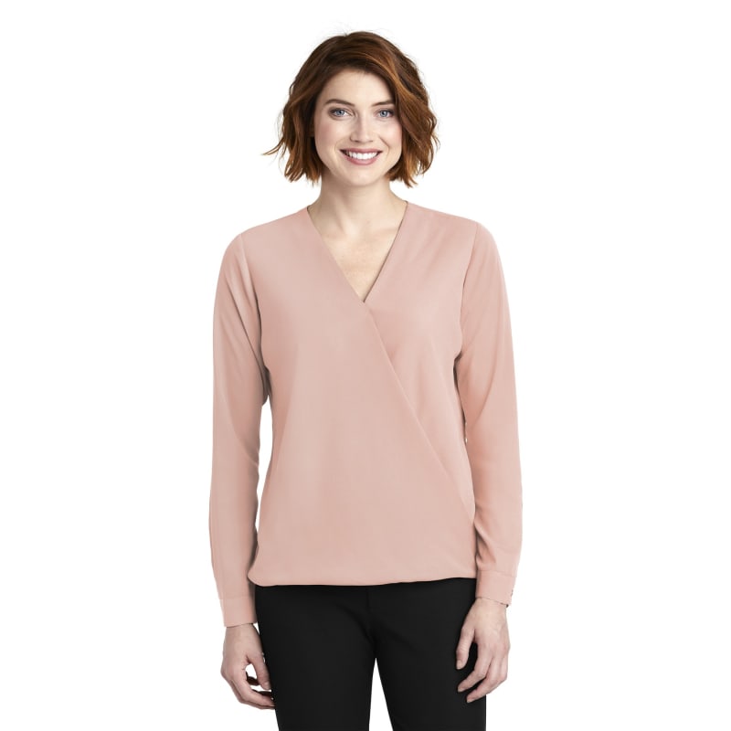 Port Authority Ladies Wrap Blouse. 31