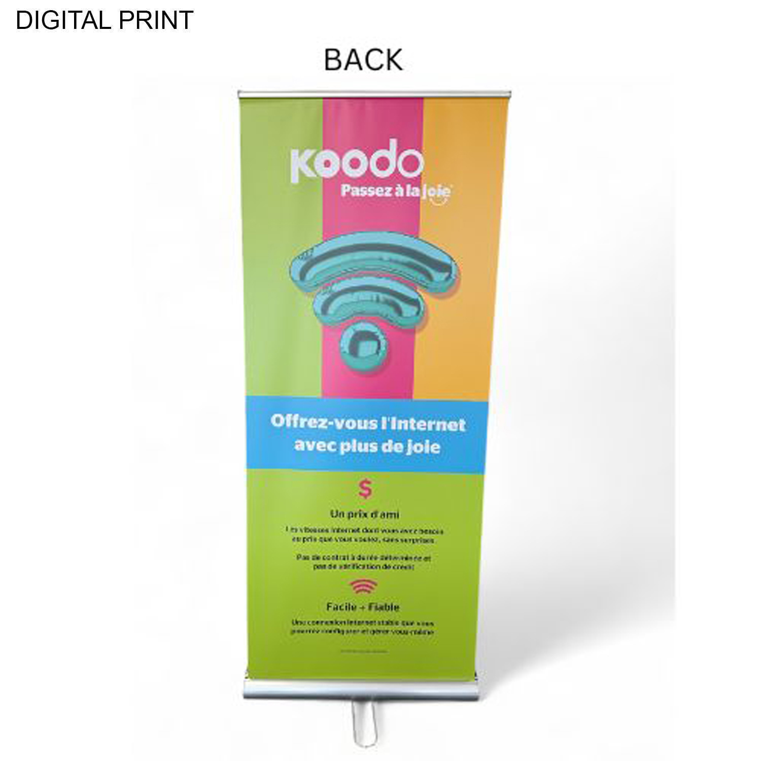 Supreme Tradeshow Package, Double sided Pull up Banner (DP783) + Stretch fit tablecloth 6' (SU577) 14