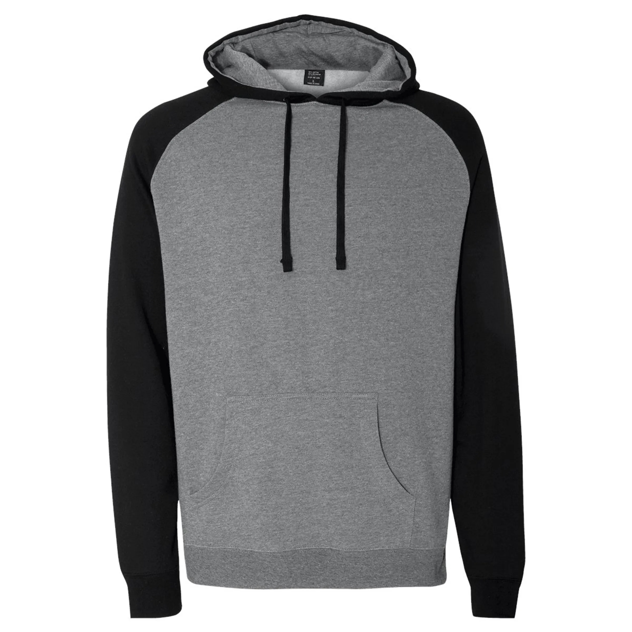 Raglan Hooded Pullover Sweatshirt, custom hoodie or sweatshirt with logo imprint 7