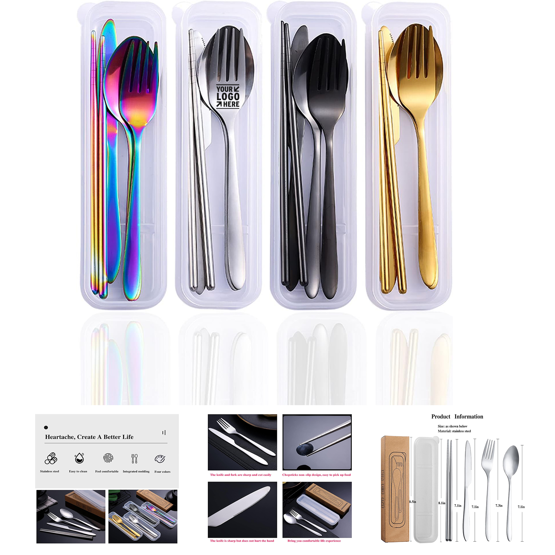 Portable Travel Cutlery Set