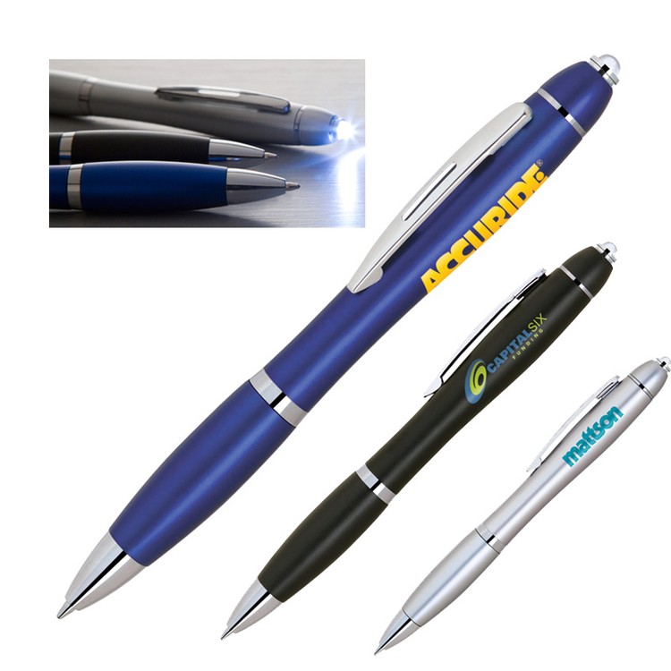 2 in 1 Delight LED Ball Point Pen 1