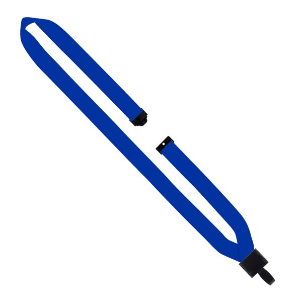 3/4" Polyester Lanyard with Non-Swivel Plastic Hook 111