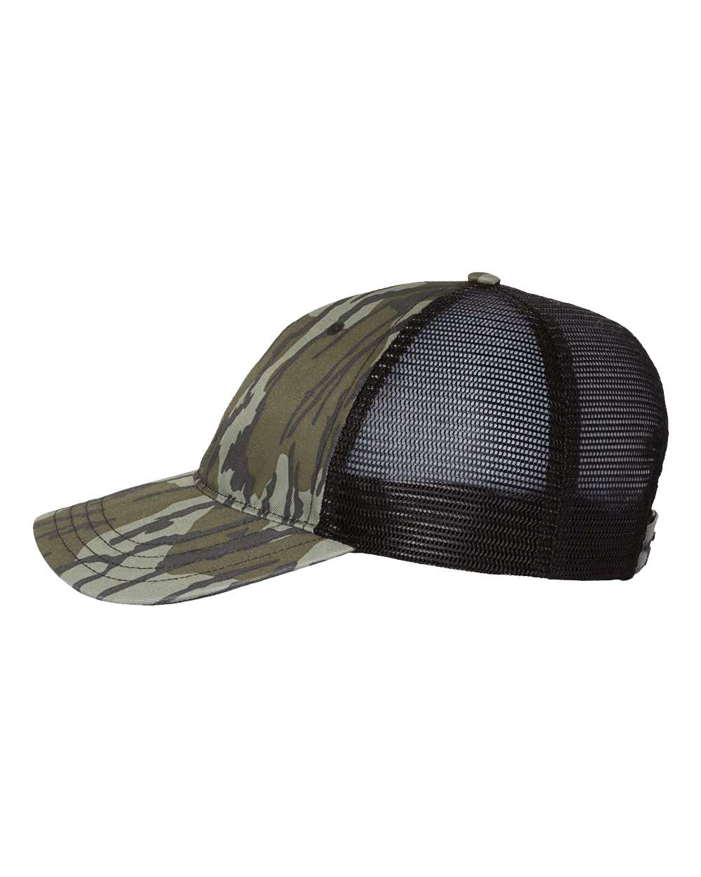 Garment Washed Printed Trucker Cap - 111P 38