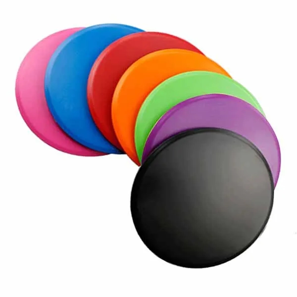 Dual Sided Exercise Gliding Discs Core Yoga Sliders 1 Pair 6