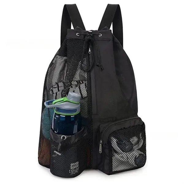 Large Mesh Mommy Backpack with Waterproof Swim Bag for Pool 3