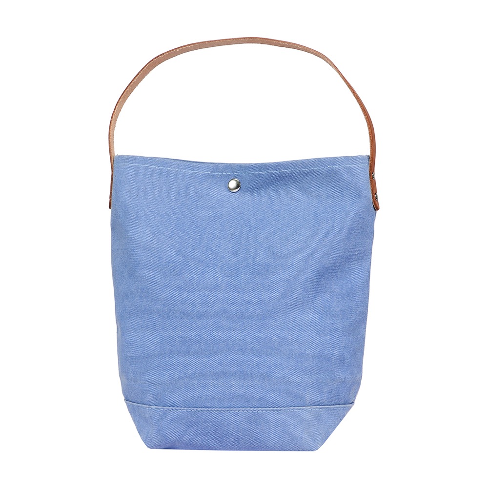 18 Oz. Super Heavy Canvas Bucket Tote w/Leather Handle 33