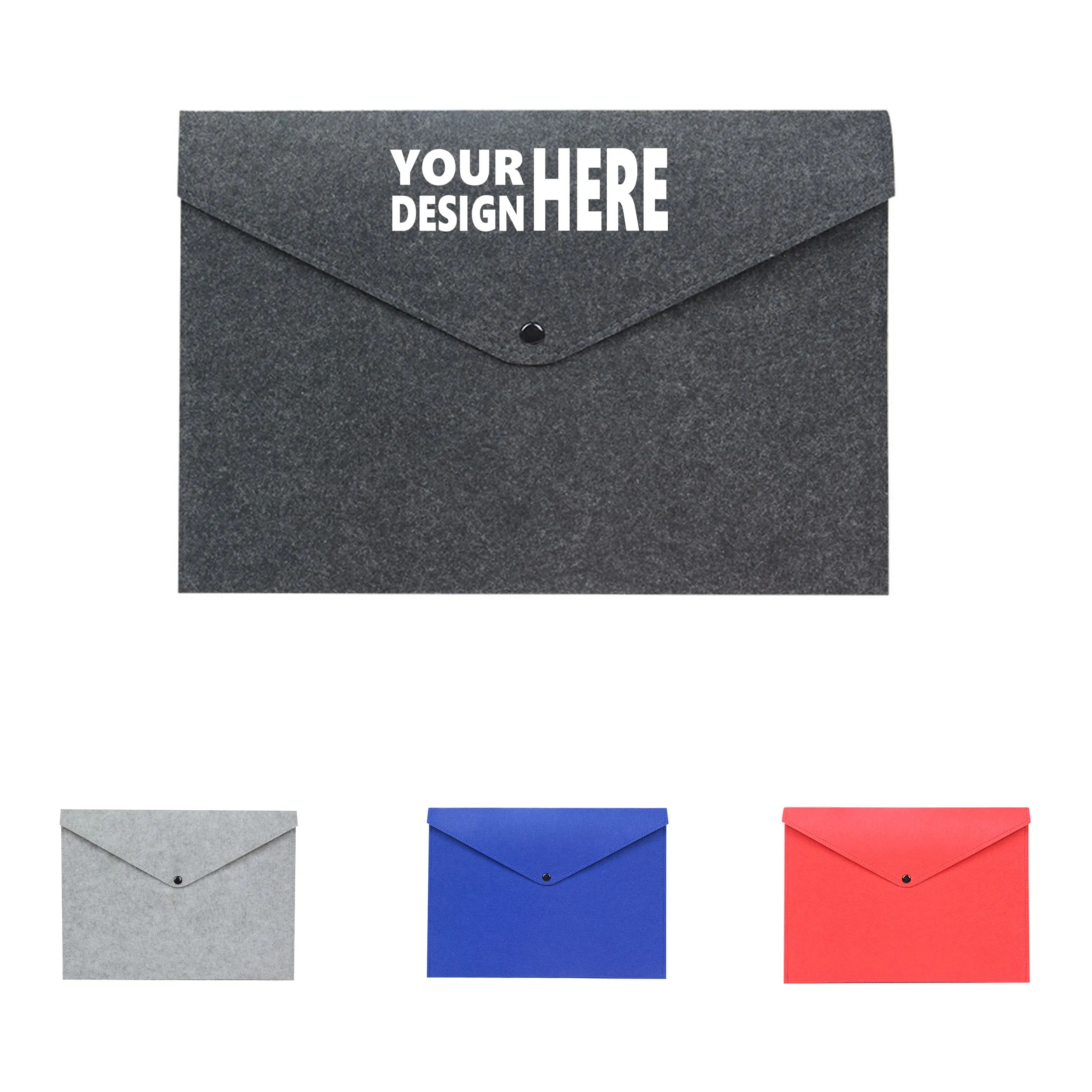 Eco-Friendly Felt Document Holder - 13" x 9" 4