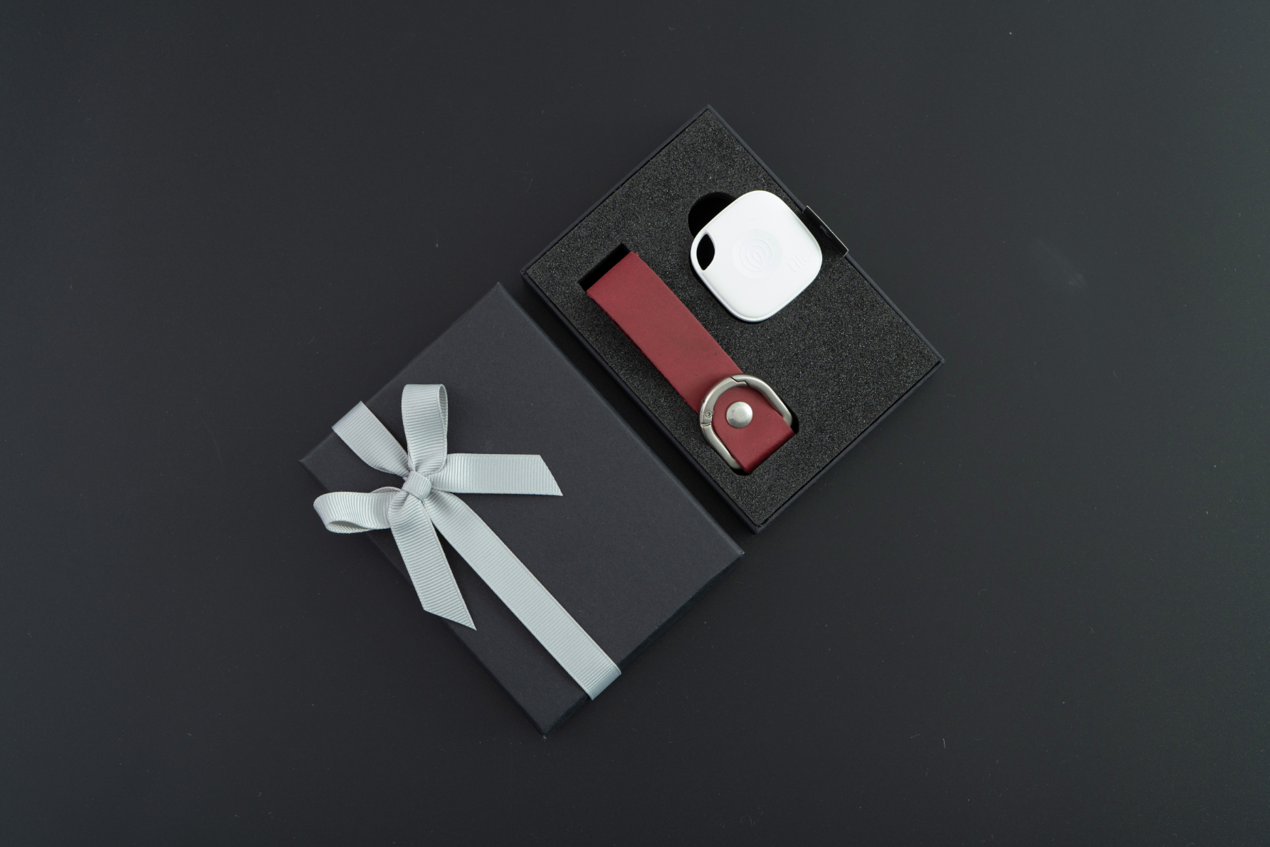 New Tile Mate with Full Grain Leather Key Fob 17
