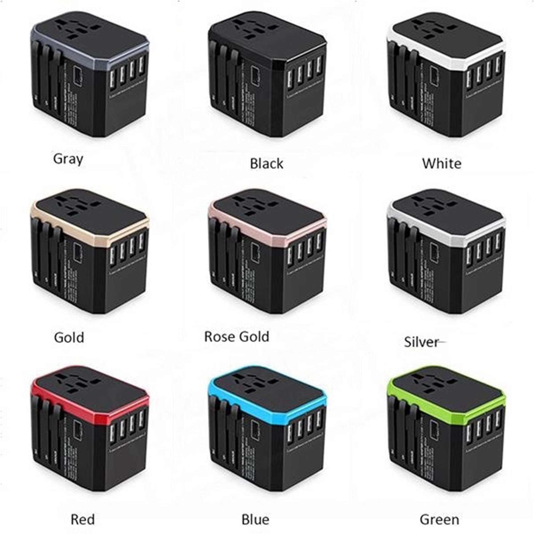 4 USB and 1 Type C Universal Travel Adapter 4