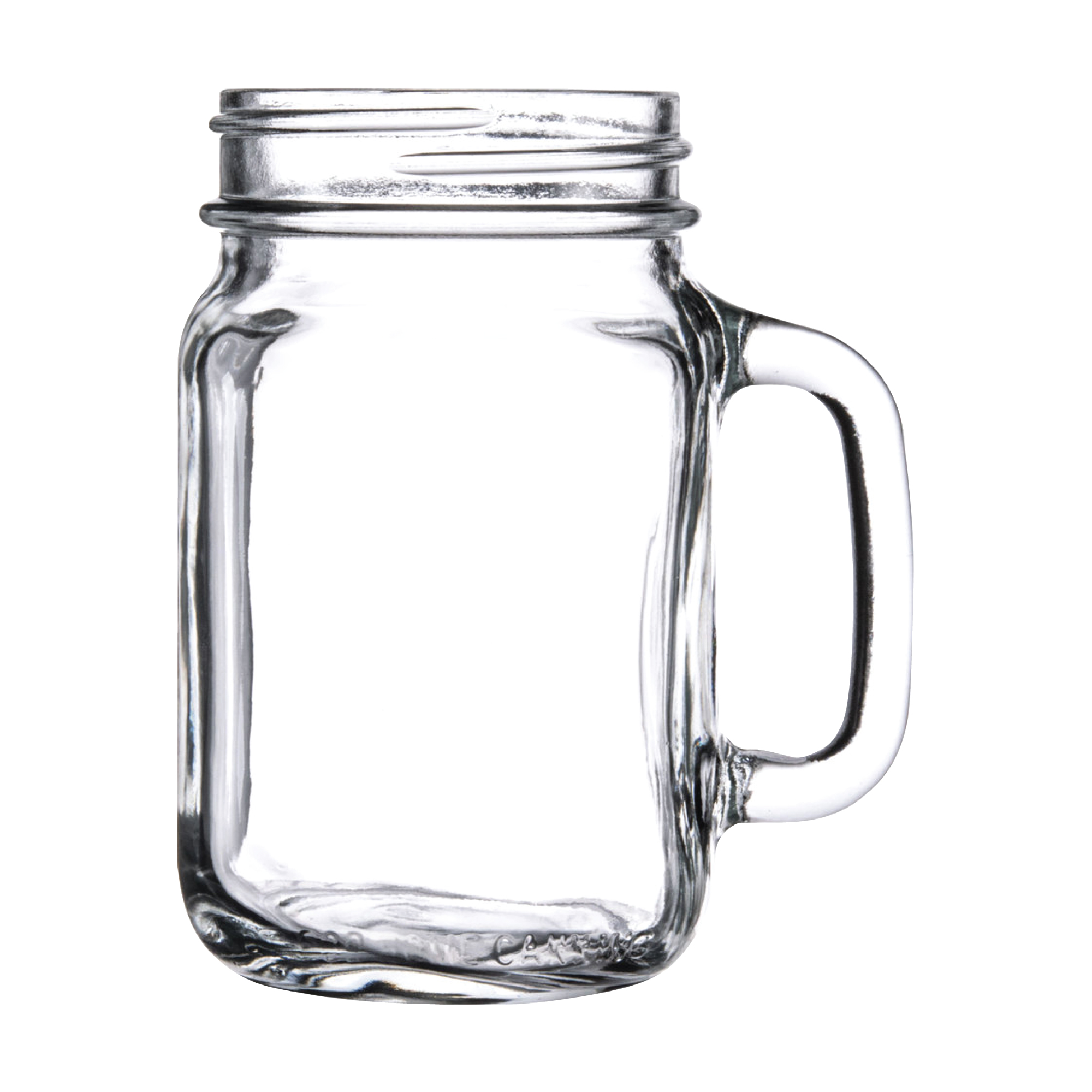 16 oz Handled Mason Drinking Jar