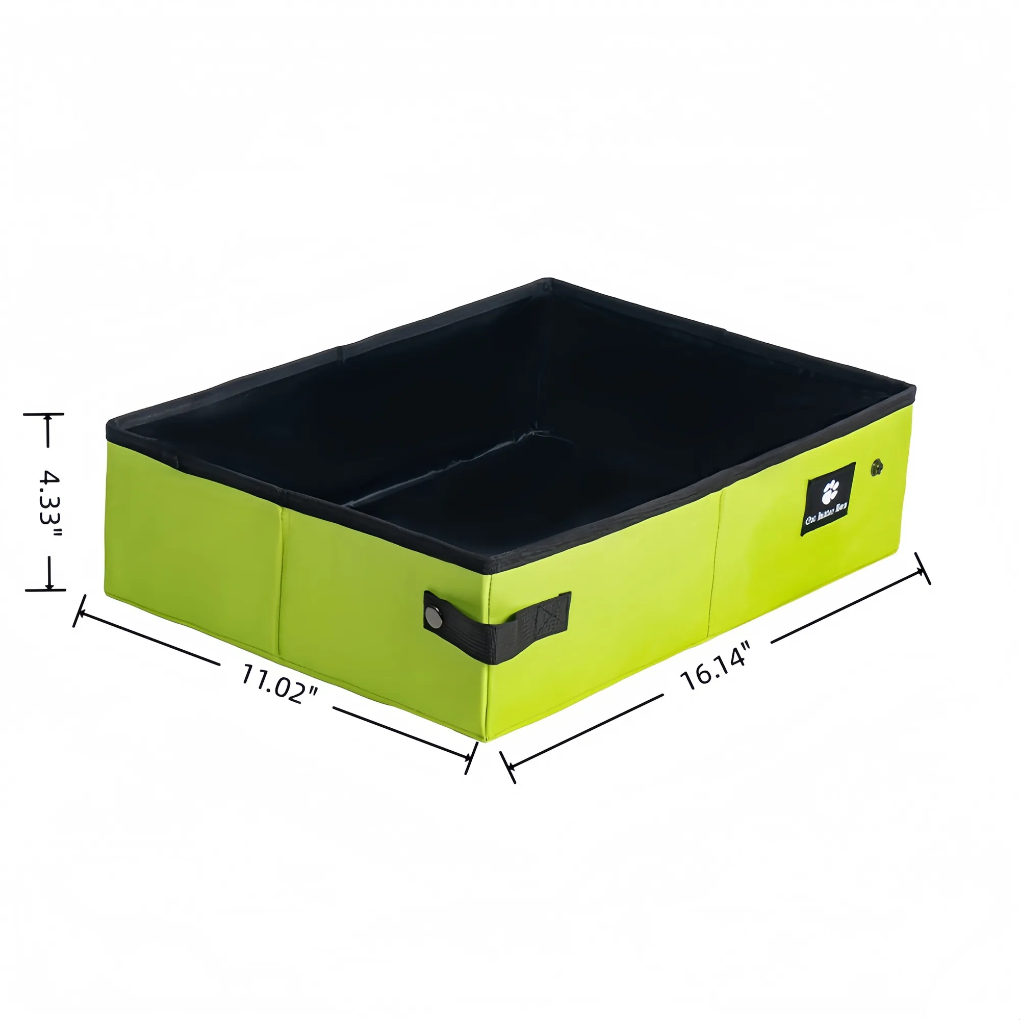 Portable Foldable Oxford Fabric Cat Litter Box 4