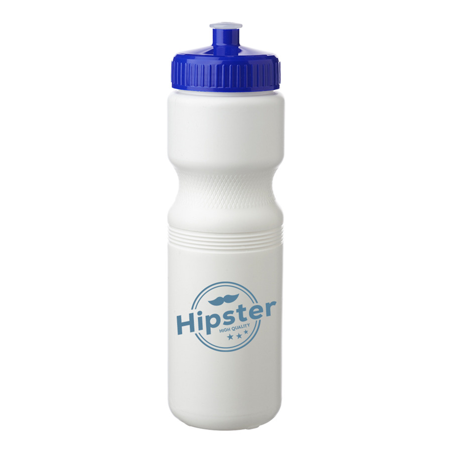 Plastic Water Bottles with Color Push Cap 28 oz. 8