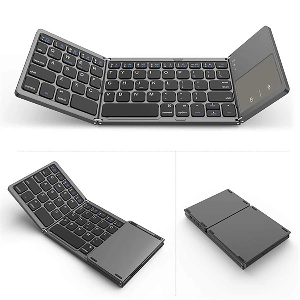 Mini Wireless Folding Keyboard Touch Pad 1