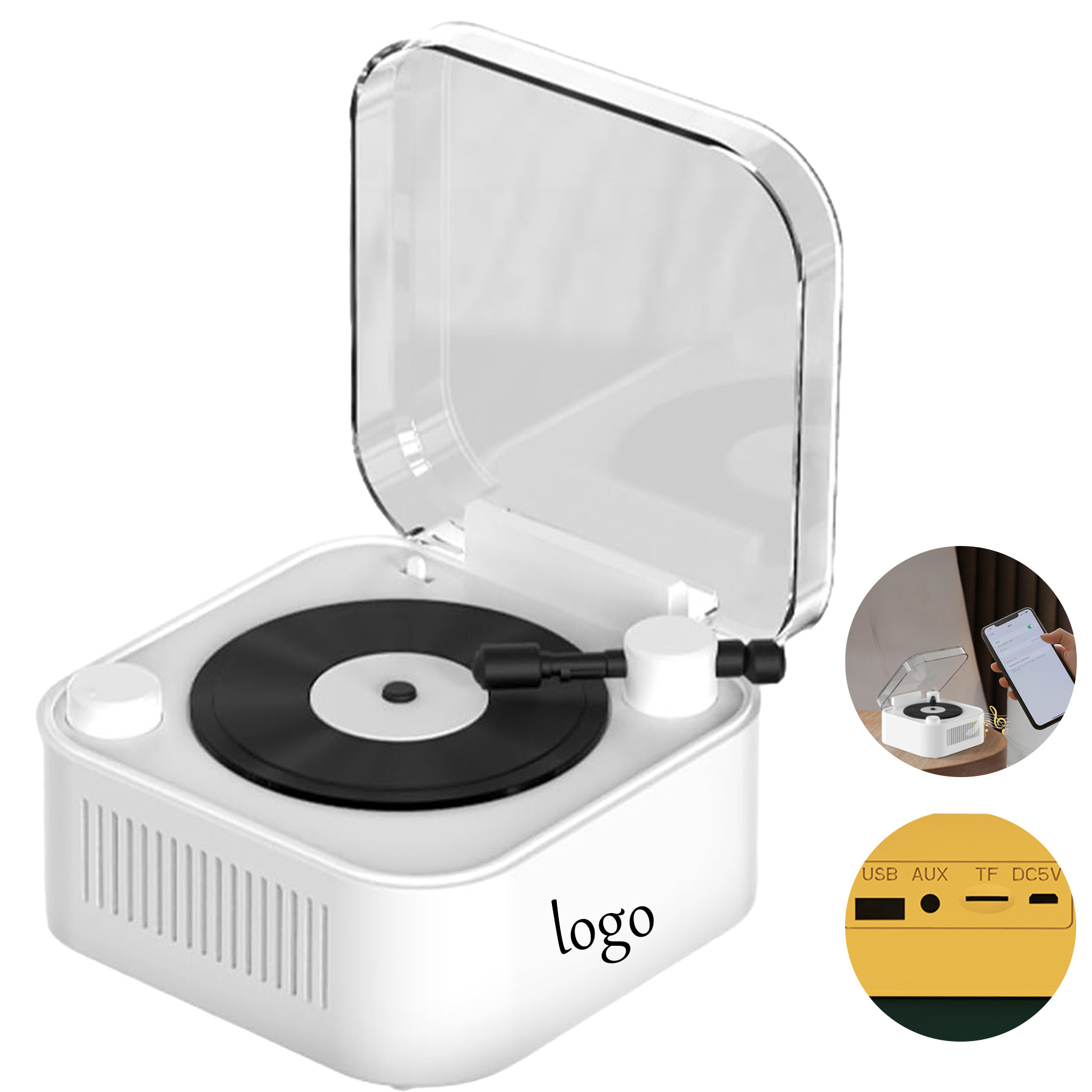 Vintage Turntable Speaker 1