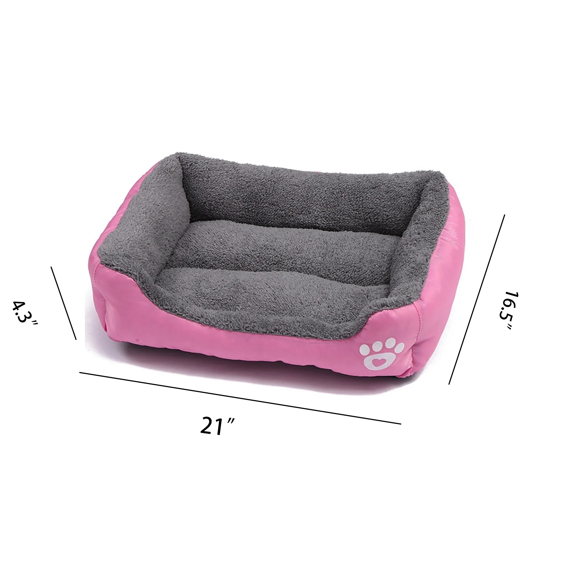 MOQ20 Machine Washable Pet Square Mat 3