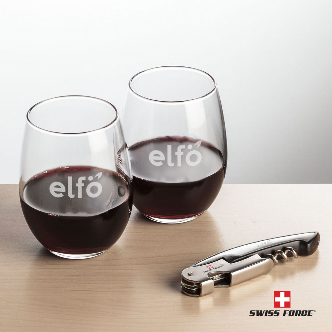 Swiss Force® Opener & Stanford Stemless Wine 3