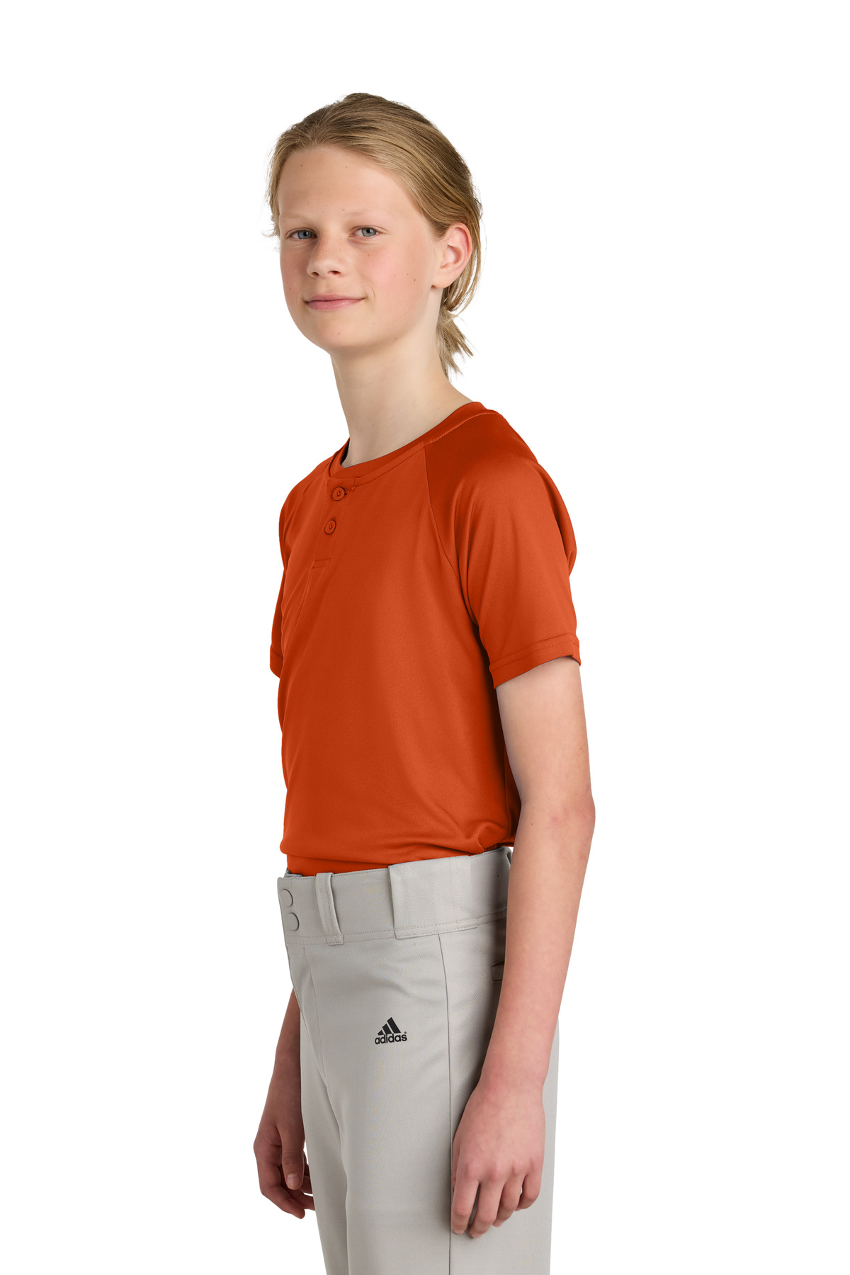 Sport-Tek Youth PosiCharge Competitor 2-Button Henley YST359 55
