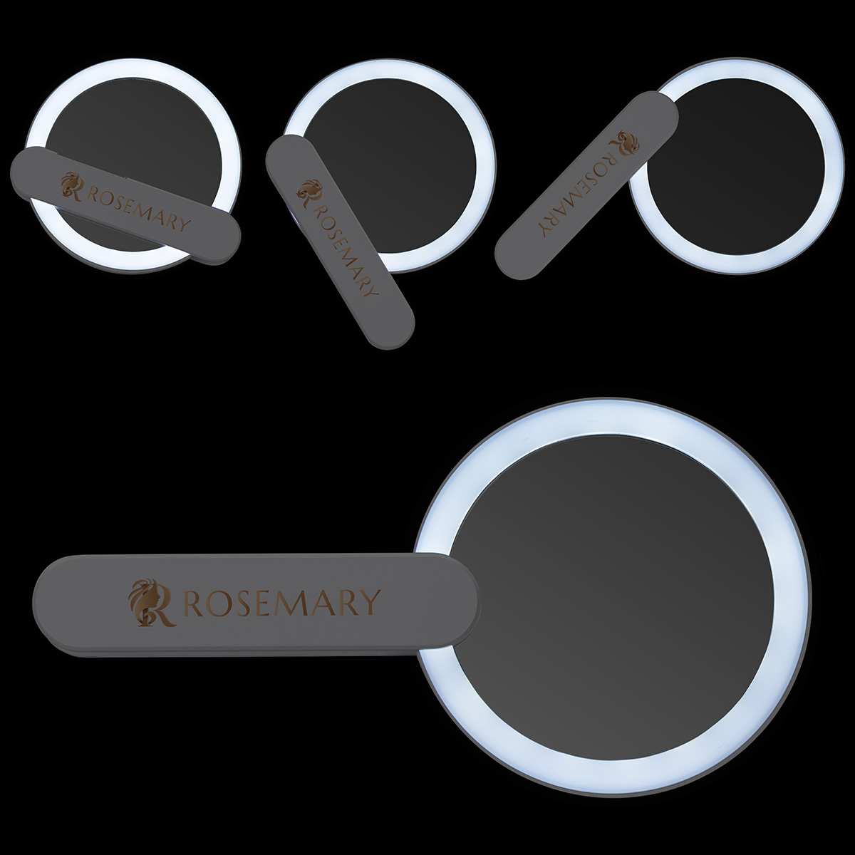 Cabaret LED Mirror with Swivel Handle 2