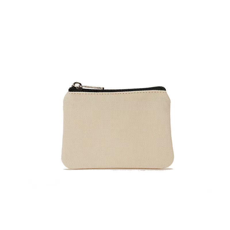 Canvas Zipper Coin Purse Pouch 2