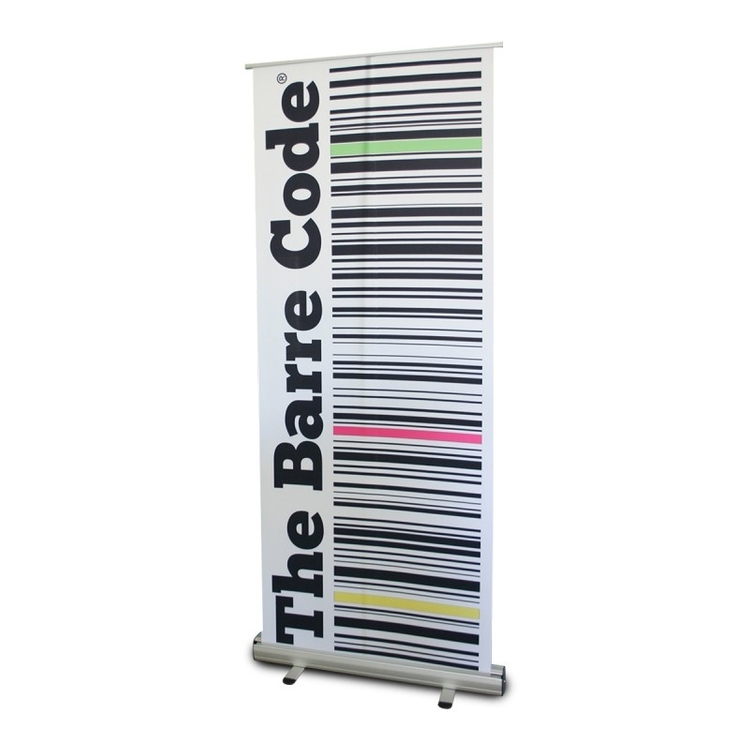 Standard Retractable Kit, Fabric Retractable Banner Stand, 33" x 80" 4