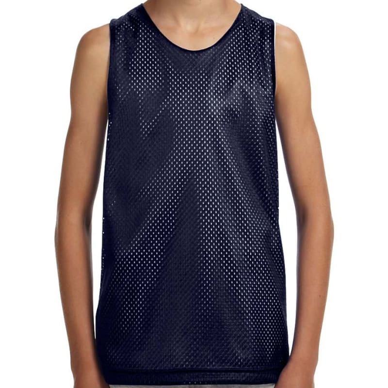 A4 Youth Reversible Mesh Tank Top 8