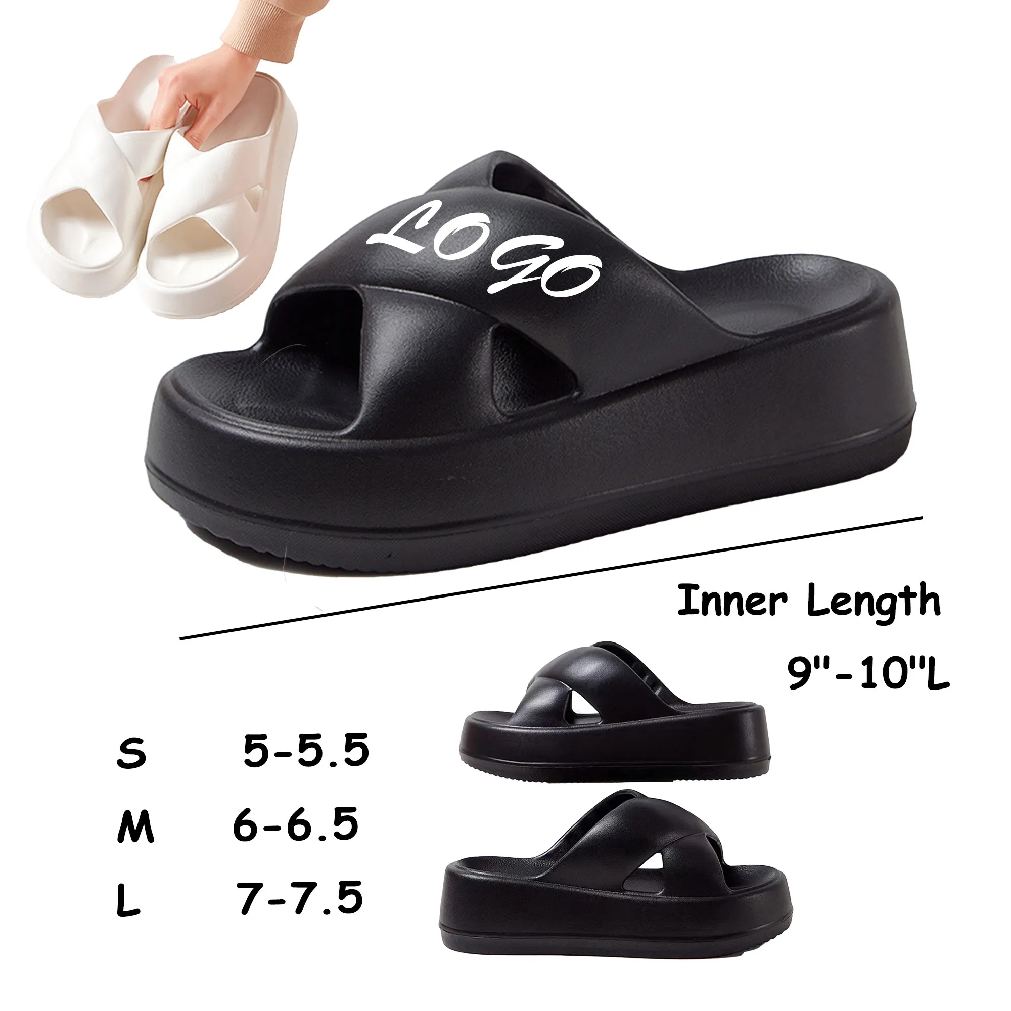 MOQ 50 Thick-Soled Summer Beach Slippers Outdoor 4