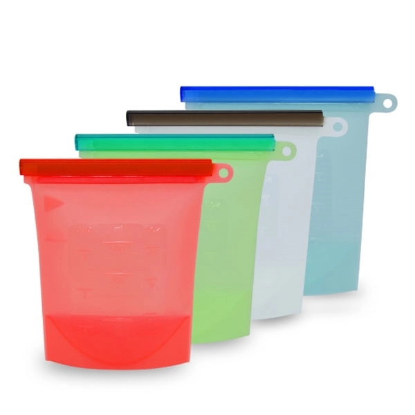 Small Silicone Food Storage Bag - 500ML 3