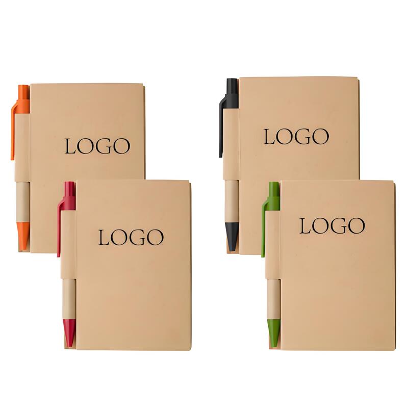 Classic A6 Notebook W/ Kraft Paper Cover & Pen 5