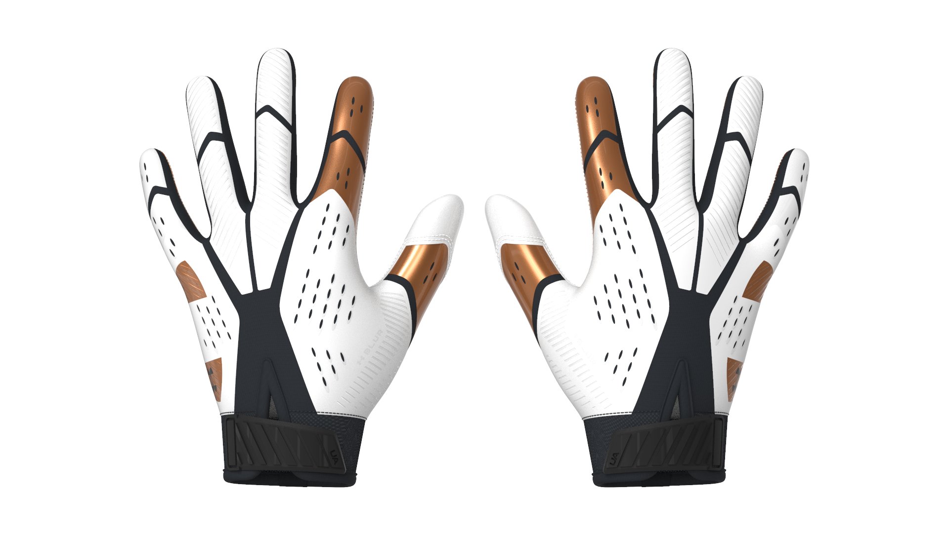 UA Blur Men's Football Gloves 15