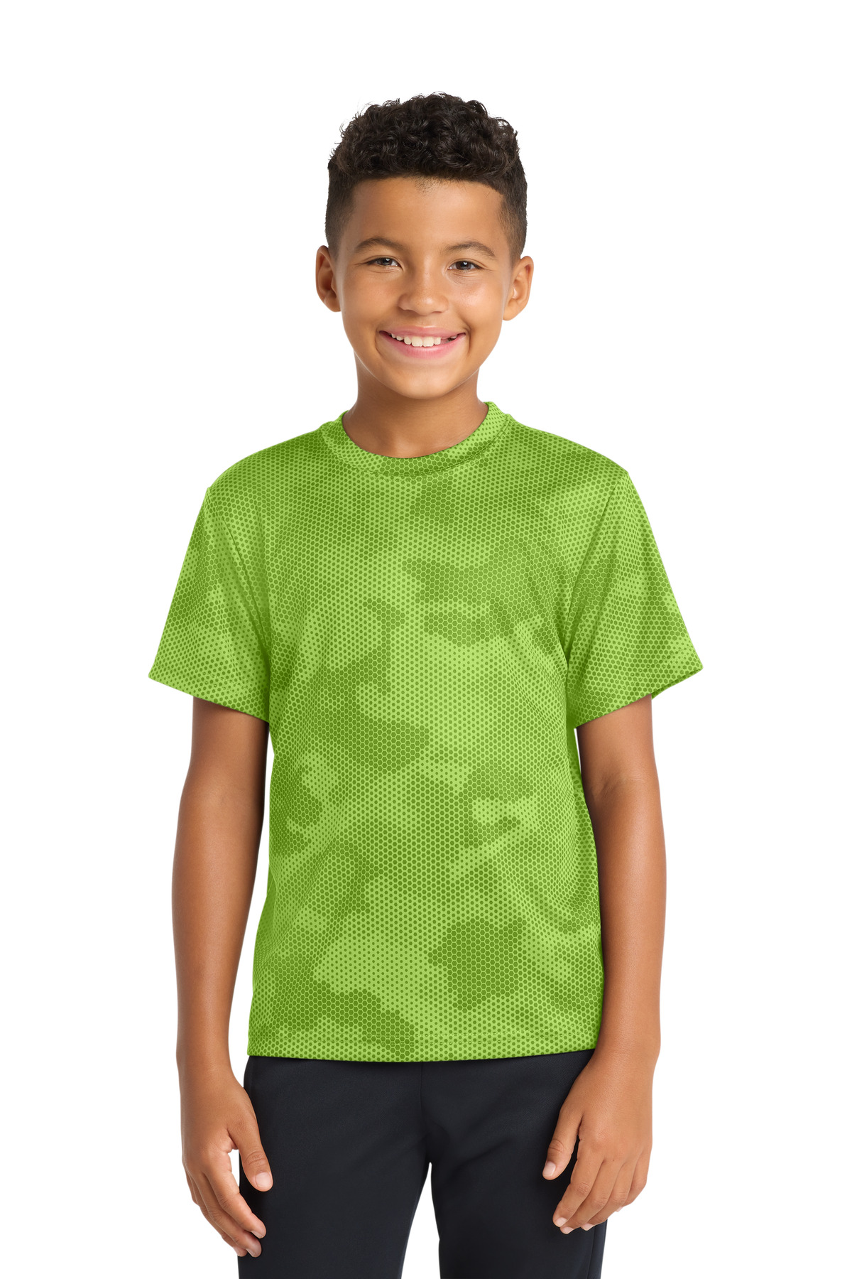 Sport-Tek Youth CamoHex Tee. YST370 45