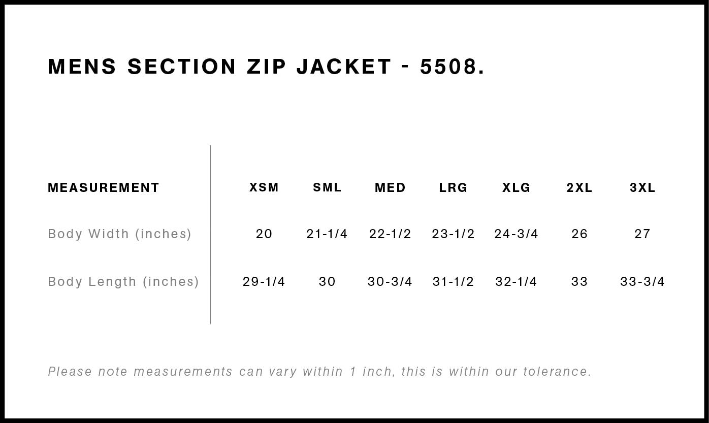Section Zip Jacket | 5508 15