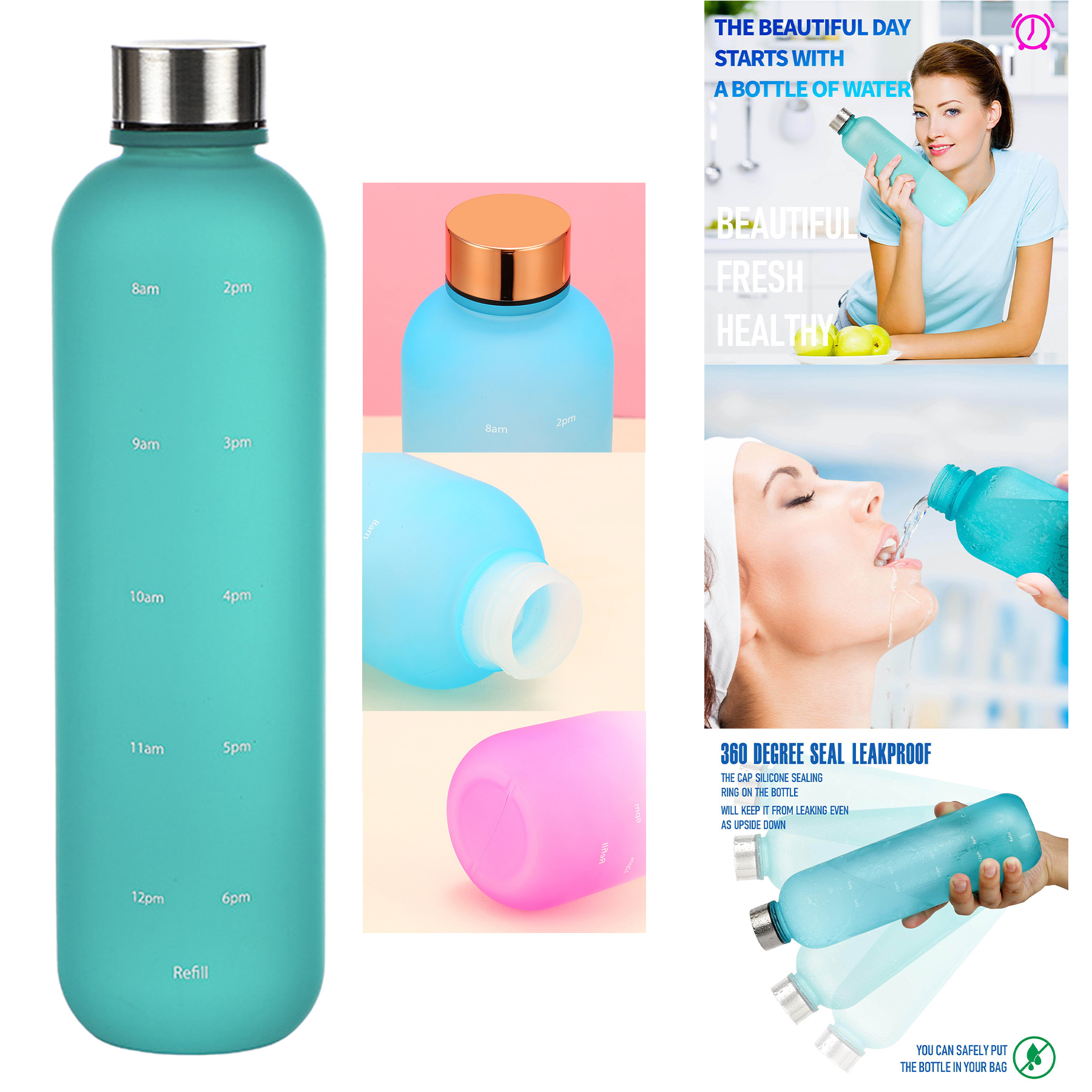 1000ml Sports Water Bottle 1