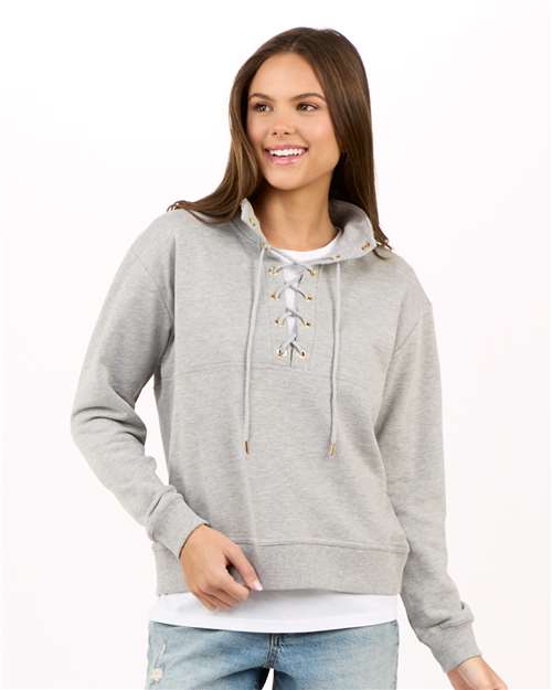 Women's Lace Up Pullover - BW5401 22