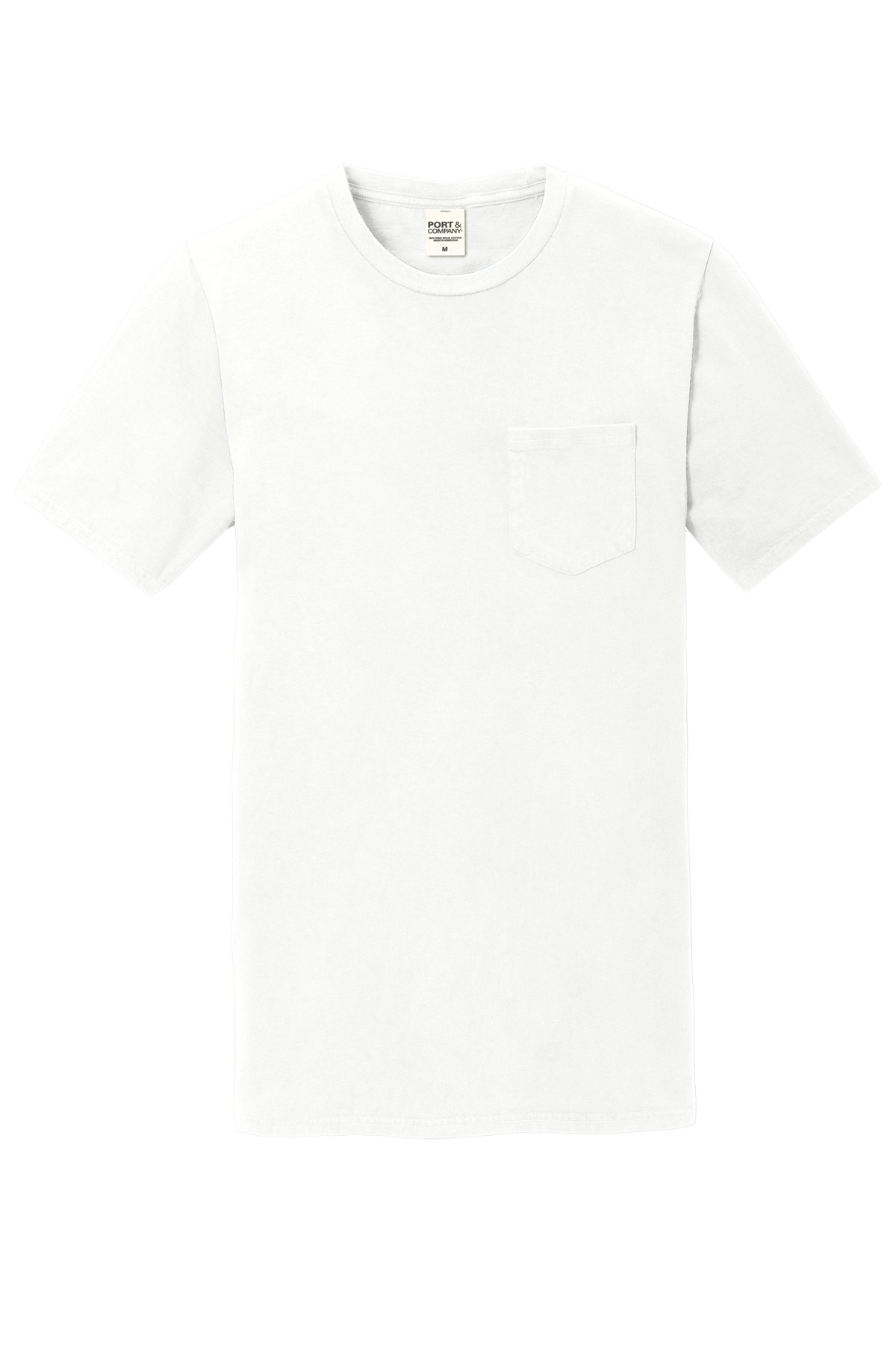 Port & Co Beach Wash Garment-Dyed Pocket Tee. PC099P 89