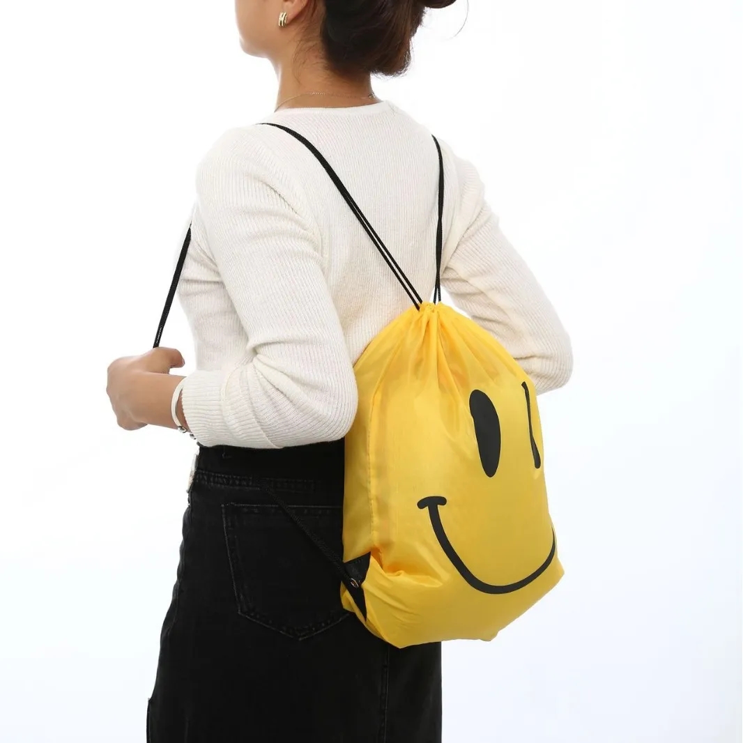 210D Polyester Stylish Drawstring Bag 5