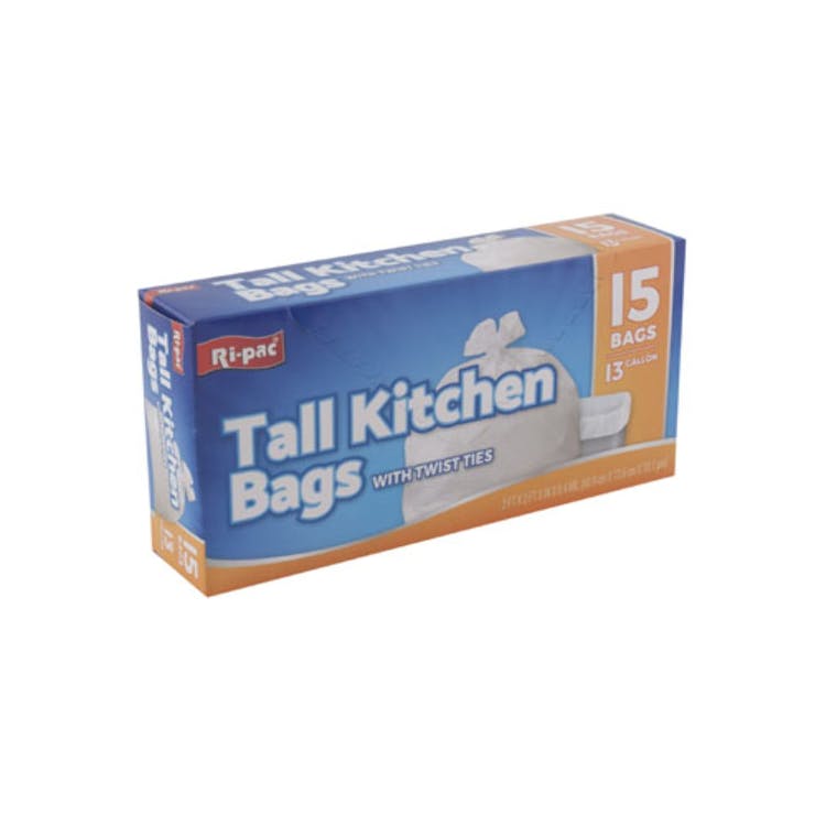 Tall Kitchen Bags -13 Gallon 0.4 mil 2
