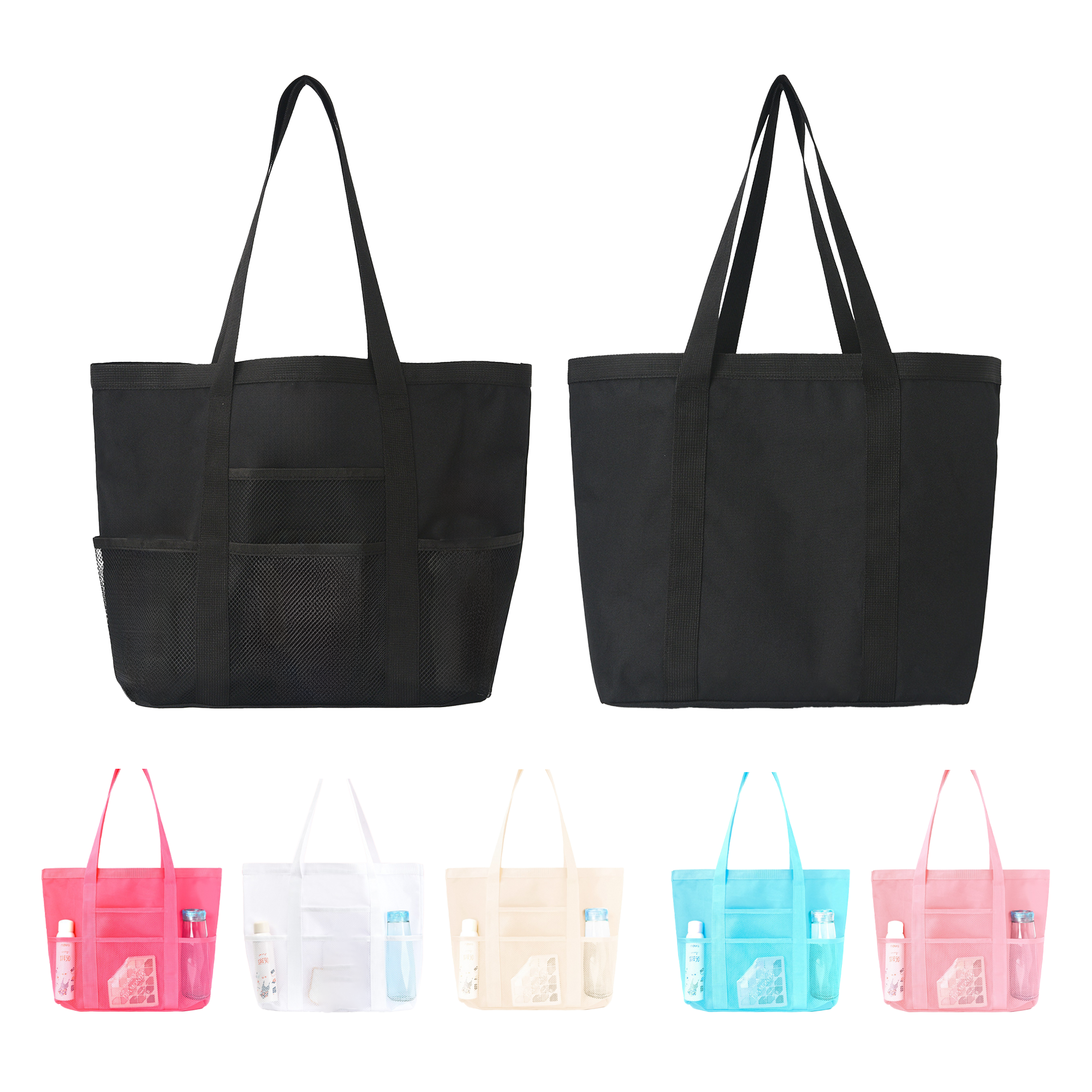 Collapsible Polyester Mesh Tote Bag 2